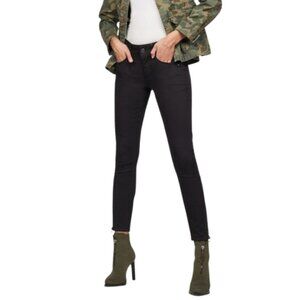 NWT G-Star Raw Women Size 23 23x25 1/2 Lynn Mid Waist Ankle Zip Skinny Jeans NEW